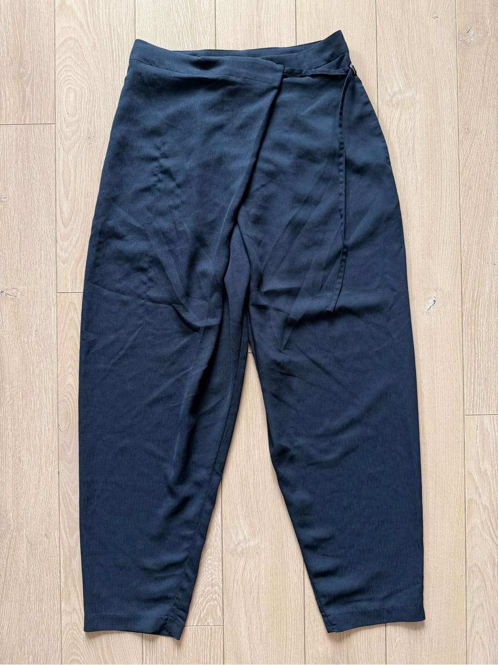 Uniqlo x Hana Tajima Wrap Over Pants Navy Women’s Size 0